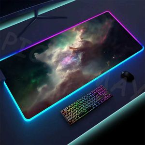 TOUSE PADS PROGLITÀ PIÙ SPAZIO RGB GIOCO MOUSEPADS UNIVERSE PASCHIO PASSOGGIO TASSEGLIO TASTANTE LED GAMER MOUSEPAD XXL CAMPILI MOUSE TAMPA