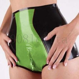 100% Latex Gummi Gummi Sexy Shorts Slips SCHOTCH ZIPPER Größe XS-XXLCOSPLY, Masquerade