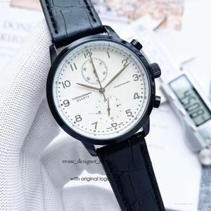 IWCity Watch AAA Designer de alta qualidade IWCity Portugal Collection Time Horário de quartzo Vista Swiss Watches Men's Luxury Watch With Original Box AF19