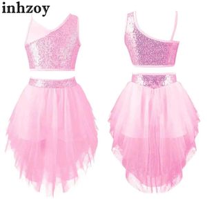 Dancewear Kids Girls Balet Dance Gymnastics Performance Kostum