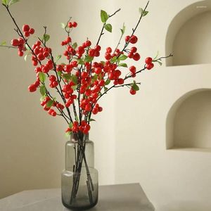 装飾花のような人工フルーツブランチdiy中国の偽の植物ミニハンドメイドシミュレーション屋内屋外装飾