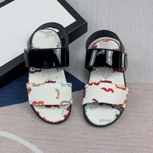 infantil sandálias de designer infantil sapatos meninas letra de moda infantil sapatos casuais ao ar livre