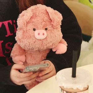 Super Soft Pink Plushie Toys Kawaii Fyllda djur Plush Pig Out Door Toy för flickor Födelsedagspresenter