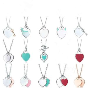 TiffanyJewelryネックレスデザイナーブレスレット女性ジュエリースターリングシルバーペンダントネックレス