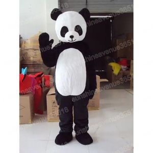 Christmas Panda Mascot Costume Cartoon theme character Carnival Adults Size Halloween Birthday Party Fancy Outdoor Outfit For Men Women