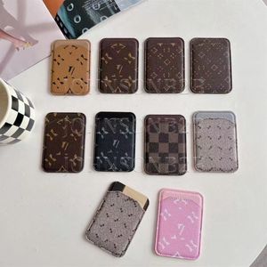 Uchwyt karty Magsafe dla telefonów iPhone Case 15 14 Pro Max Designer skóra Lu Hi jakość 18 17 16 15pro 14pro 13 12 Samsung S22 S23 S24 S25 S26 Ultra Plus z logo skrzynką z logo