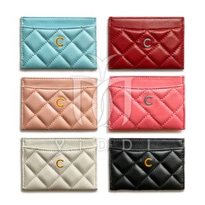 Mode Womens Designer Wallet Coin Purse Luxury Caviar Flap Clutch Plånbok Kreditkort Visitkort Väska