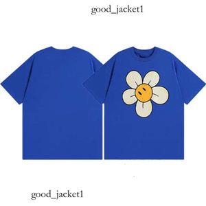 Çizim Gömlek Mens Designer T Shirt Yaz Çekmece Gömlek Smiley Yüz Bilezik Grafik Tee Kısa Kollu Tişört Gülümseyen Gömlek Harajuku Tees Draw Shirt 203