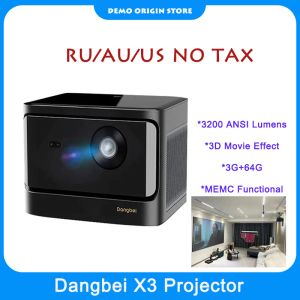 Dangbei X3/X3エアレーザープロジェクターフルHD 3200 ANSIサポート3Dスマートテレビプロジェクター付きホームシアタービーマー