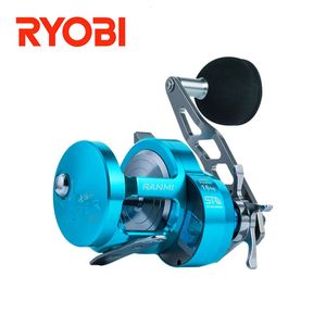 Ryobi Ranmi Jigger Bt 50リール釣りホイールマックスドラッグ16kgギア比5.1 1 81bbファイトサメスロージギングリール240506