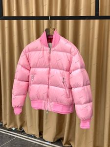 2024 Top mascarado com os olhos vendados Justiça de beisebol feminino Designer de jaqueta curta feminina Womens Winter Down Jacket Parkas Luxo Mulher Capacada Puffer Corte