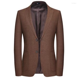 Men's Suits Clothing 2024 Fashion England Style Mens Slim Fit Groom Oversize Wedding Trendy British Coats Jacket Casual Blazers Suit