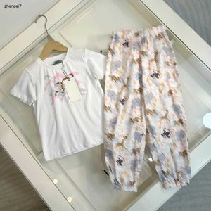 Top Baby Tracksuits Summer Kids Designer Rozmiar 90-160 cm Tiger Wzór drukowania i różne zwierzęce drukowane spodnie 24 kwietnia