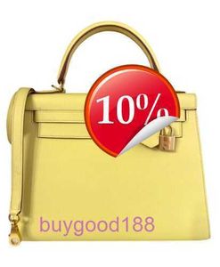 Top Ladies Designer eKolry Bag 28 Jaune Poussin Yellow Leather Gold Hardware 2024