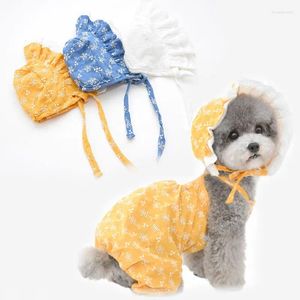 Vestuário de cachorro fofo algodão chapéu de algodão doce sunhat acessórios de cachorro adoráveis para uma pequena gota de primavera scherena gota