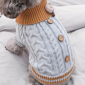 Hundekleidung Winter Haustierpullover wärmen Kleidungsprodukte Warmes Trikot zum Herbst Little Princess Style Coat