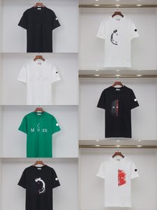 Tasarımcı T-Shirt Erkek Kazak Kadın Erkekler T-Shirt Kapşonlu Yarım Kollu Sweatshirt Yüksek Son Lüks 2023 Yaz İşlemeli Mektup Baskı Yuvarlak Boyun Taban Gömlek S-2XL