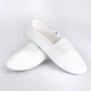 Buty taneczne USHINE EU22-45 Wewnętrzne ulepszenie białe kształtowanie obudowy Flat Joga Nauczyciel gimnastyka Balet dla dzieci mężczyzna