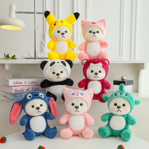 Hot cartoon cute bear plush toy gift display game city prizes