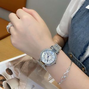 Scottie 9151 Niestandardowe wodoodporne nowe damki ze stali nierdzewnej Wysokiej jakości kwarc moissanite zegarek dla kobiet zegarek na nadgarstek