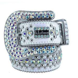 Herren Desginer Belt Classic BB Simon Belt Fashion Diamond und Edelsteinkombinationsgürtel Luxus -Leine hohe Qulity -Leinen 203