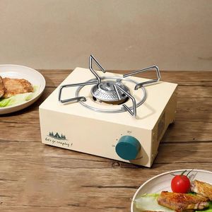 Mini Box Camping Stove Portable Gas Stove 2100W for Outdoor Pinnic Hiking Cooking Barbecue Travel Cooking Supplies240513