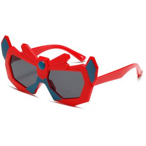 Children Cute Cartoon Personality sunglasses fashion Robot Sunglasses girls boys mecha beach sunglasses