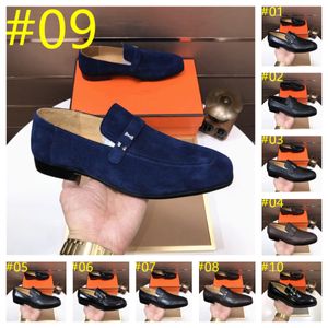 2024 المصمم الإيطالي رجال متوازيون أحذية الرجال Zapatos de Hombre Slip-On Leather Leather Grate Shole Shoes Black Brown Driving Moccasin Size 38-46