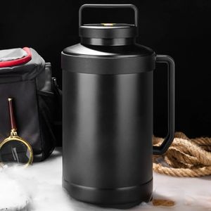 Gianxi LeakProof Thermos Outdoor Portable Thermos Butelka duża pojemność utrzymuj ciepło i zimno butelka wody termicznej 240507