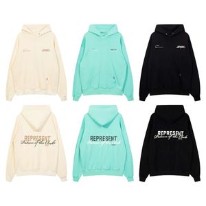 American fashion brand REPRESENT limited letter printed for men and women bf high street hoodie jacket