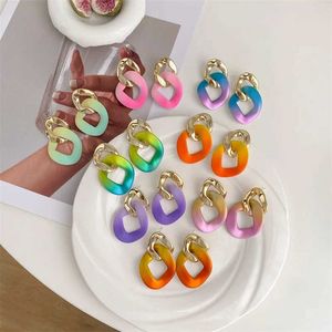 Earrings Bohemian Acrylic Drop Earrings For Women Luxury Jewelry Boho Geometric Vintage Party Accessorie Valentines Day Gift 230831