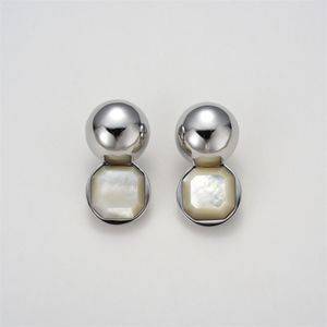 Fashion Vintage High-end Inlaid White Bell Earrings for Women Niche Exquisite Light Luxury Top Quality Charm Jewelry Trend