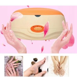 Epilator Hand Paraffin Therapy Bath Wax Heater Pot Warmer Beauty Salon Spa Equipment Keritherapy System Orange 240506