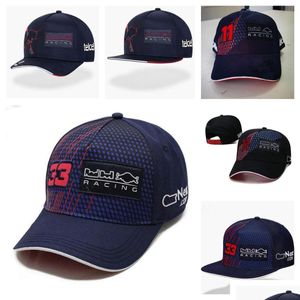 Motorcykelkläder F1 Racing Cap helt ny FL broderad logotyp Baseball Drop Delivery Automobiles Motorcyklar Tillbehör OT8EX