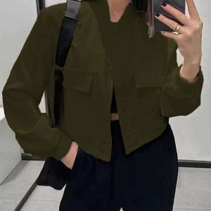 Designer Summer Trend Womens New Temperament Versatile Pending Fashionable Single Breasted Solid Color Womens Jacket E8cy