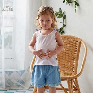 반바지 Dave Bella Childrens Shorts 2024 New Summer Girls Baby Thin Cool Fashion 캐주얼 반바지 스포츠 해변 D240516