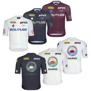 Men Cycling Jersey PNS Solitude Cycling Jersey Pro Team Riding Bicycle Clothing Summer Mountain Bike Jerseys Tops Short Sleeve 240515