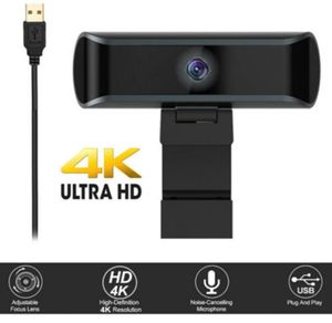 4K 1080p Auto Focus 8MP компьютерной ПК Web Camera Soundinabsorbing Microphone USB Webcam для видео -класса для ноутбука Video Calling T20062773697