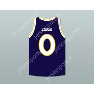 Anpassat vilket namn som helst lag coolio 0 monstars mörkblå basket tröja träffar em High All Stitched Size S-6xl Top Quality