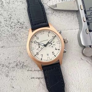 Najwyższej jakości IWCity Large Pilot Series automatyczny zegarek Szwajcarski zegarek Luxury Watch Kwarcowy Zegarek z oryginalnym pudełkiem A5B9