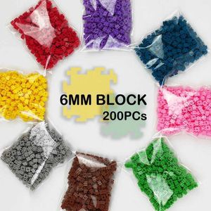 Sonstige Spielzeuge 200pcs 6 * 6mm Mini -Diamantbausteine 3D -Pixel -Block -Rätsel DIY -Rätsel Kinder -Bildungspädagogik Kindergeschenke S245163 S245163