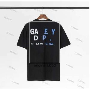 GalleryDept Tees Designer Summer Gallary Dept T Shirt Alfabet Tryckt stjärna Samma runda hals Kort ärm T-shirt för män och kvinnor överdimensionerade tees B21