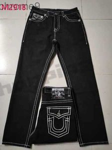 Designer mass jeans skinny adesivos pretos lavagem clara rasgada de motocicleta rochas jogadores verdadeiros religiões púrpura 7 mwg8 k9cu