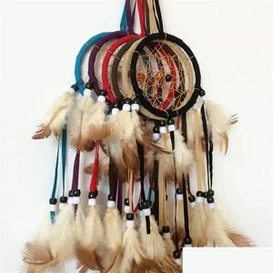 Arts And Crafts Small Dream Catcher Feather Decor Home Hanging Party Decorations C0823 Drop Delivery Garden Gifts Oty7W