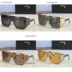 Fashion designer for men and women metal square punk Hemming glasses Classic Vintage style Original edition