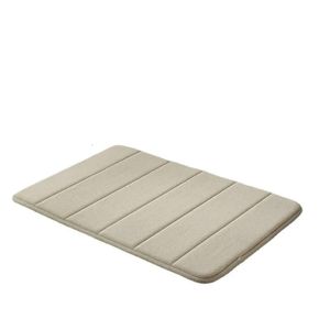 Memory Bathroom Thickened Rebound Slow Non-Slip Sponge Door Mat, Toilet Absorbent Foot Mat