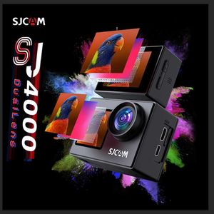 スポーツアクションビデオカメラSJCAM SJ4000デュアルスクリーン4Kアクションカメラ30M防水および衝撃的な高解像度スポーツモーターサイクルヘルメットJ0520