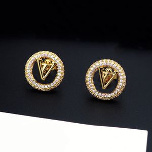 High Quality Designer Luxury Pink Diamond Gradient Earrings Shine Brightly For Banquets And Parties Preferred AAA Quality Red Carpet Mystery Earrings L65