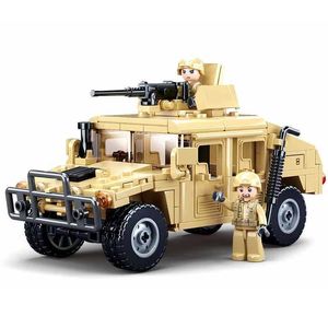 Blocks Sluban WW2 Hummer Militar Jeep H1 Amigo do Exército CAR
