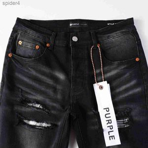 Designer Jeans Purple Men Pants Luxury Trousers Mens Paint Dots Design Punk Women Jnco Brand T602